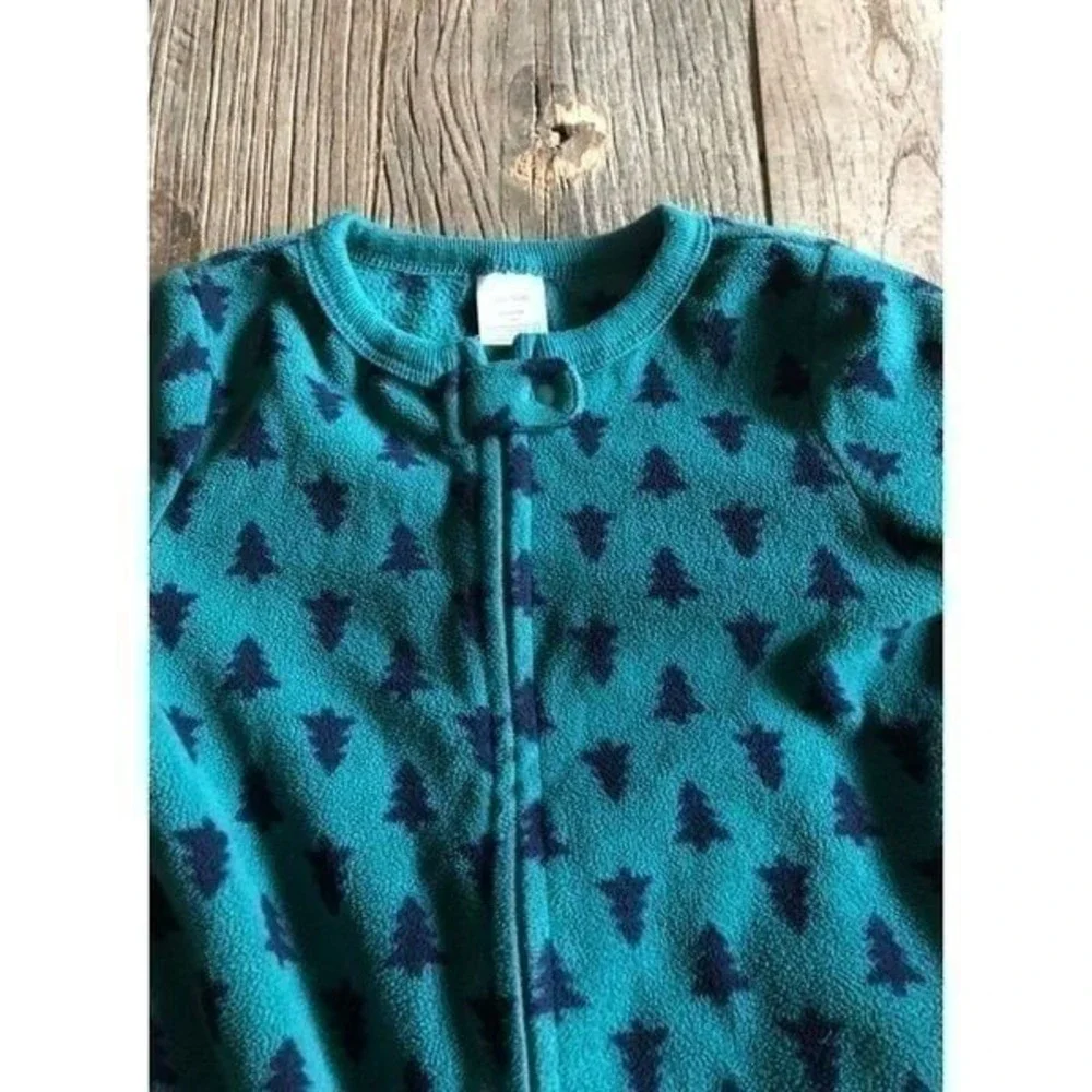 Gap Christmas Tree Fleece Sleeper‎ 2T